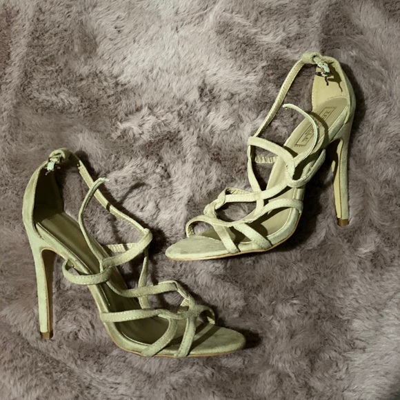 Nude Heeled Sandals - Picture 4 of 5